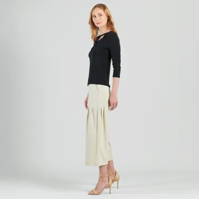 Black Reversible Back Tie Top