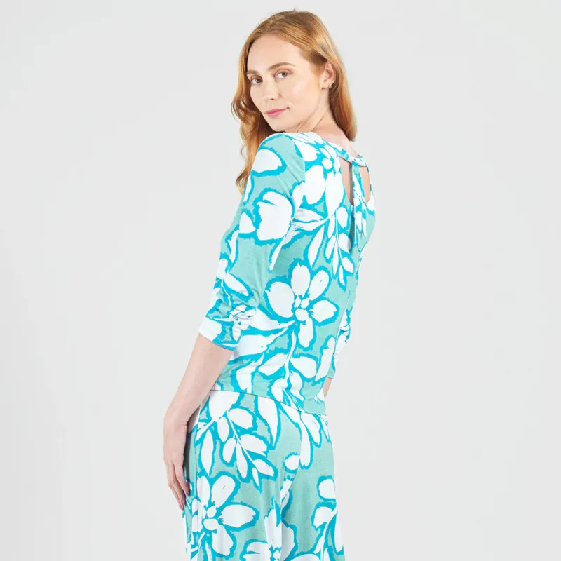 Paradise Petal Reversible Back Tie Top
