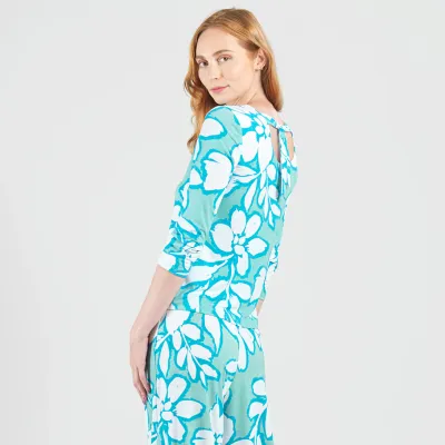Paradise Petal Reversible Back Tie Top