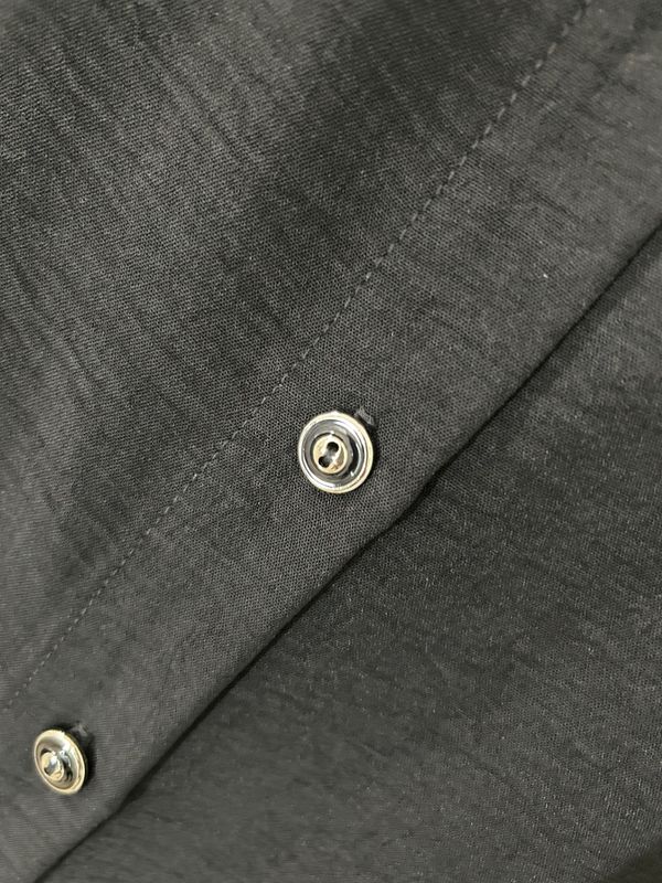 Pure Essence Burn Out Button Front Top