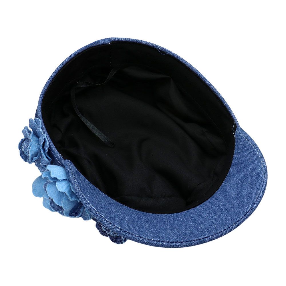 Chapeau d’ O Flower Lace Denim Beret Chapeau d' O Flower Lace Denim Beret - メルカリ