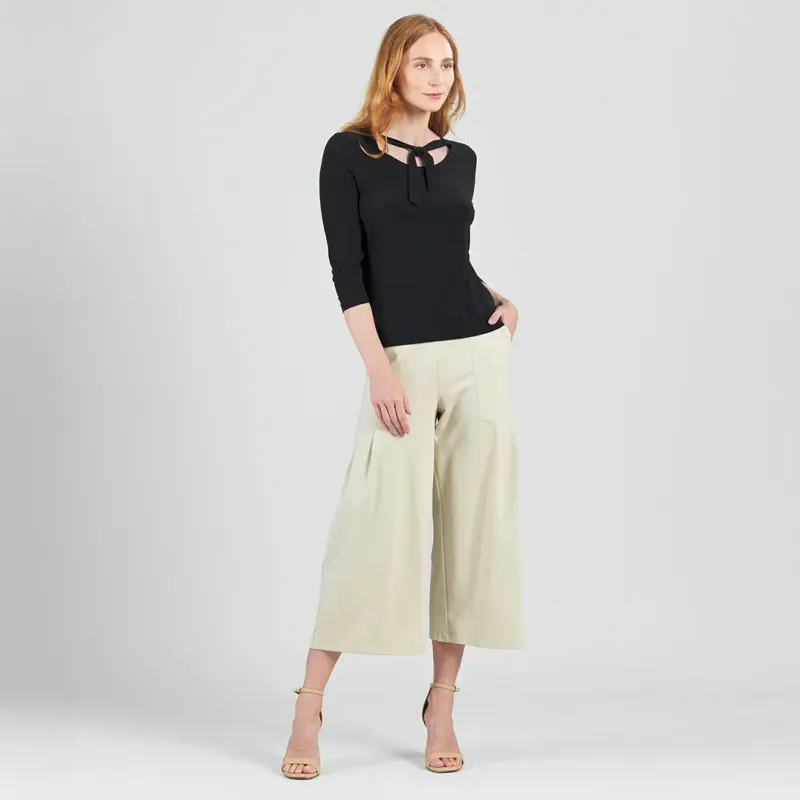 Black Reversible Back Tie Top