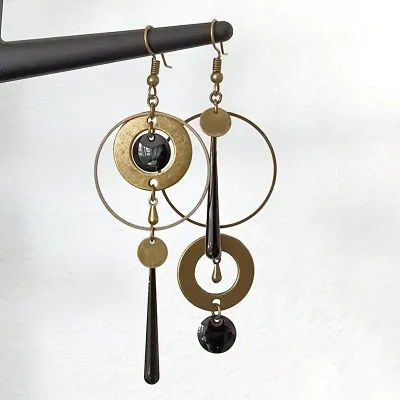 Chic Asymmetrical Dangle Earrings