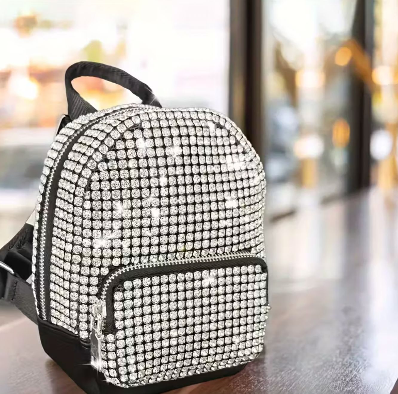 Mini Crystal Backpack