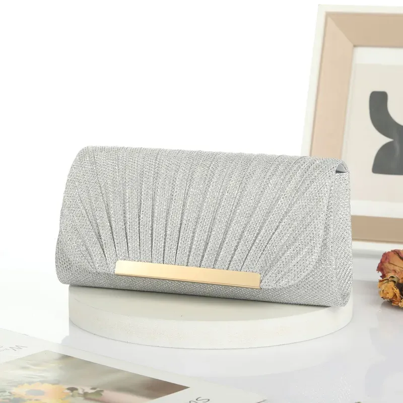Shimmer Flap Small Evening Bag