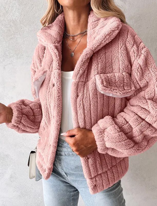 Super Soft Plush Casual Machine Washable Jacket