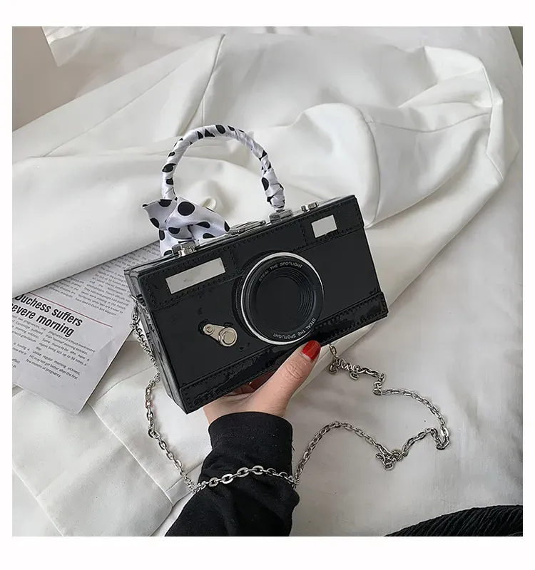 Unique Black Small Camera Bag