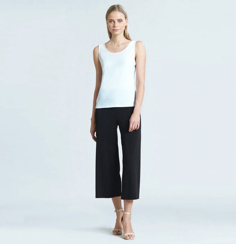 White Reversible U or V Neckline Tank White Reversible U or V Neckline Tank