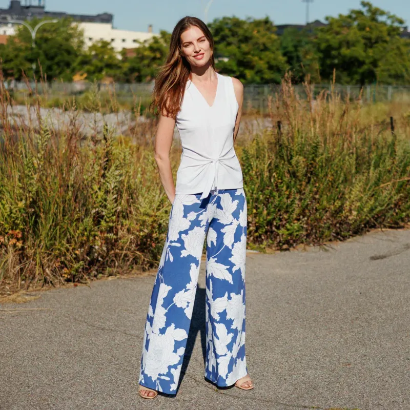 Mum Sketch Butter Knit Palazzo Pant