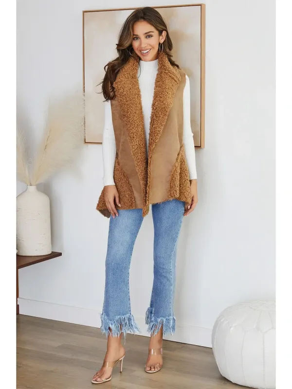 Stone Wash Fringe Hem Straight Denim Pants