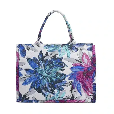 Designer Look Large Multi Floral Print Handbag Designer Look Large Multi Floral Print Handbag