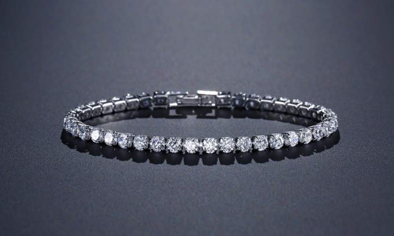 Traditional 4mm AAA Cubic Zirconia Tennis Bracelet Traditional 4mm AAA Cubic Zirconia Tennis Bracelet