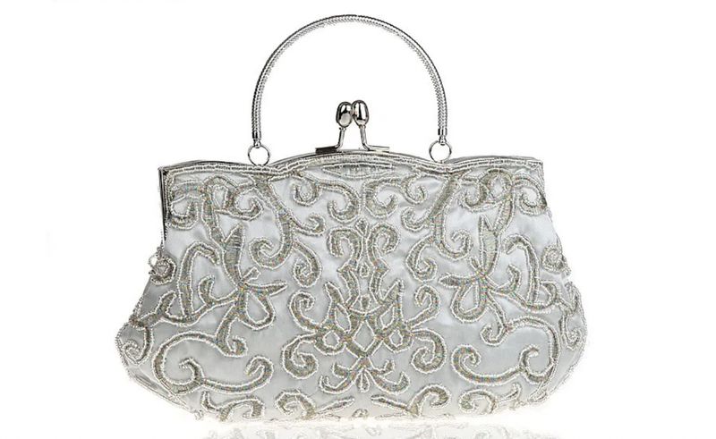 Vintage Scroll Beaded Handbag Vintage Scroll Beaded Handbag