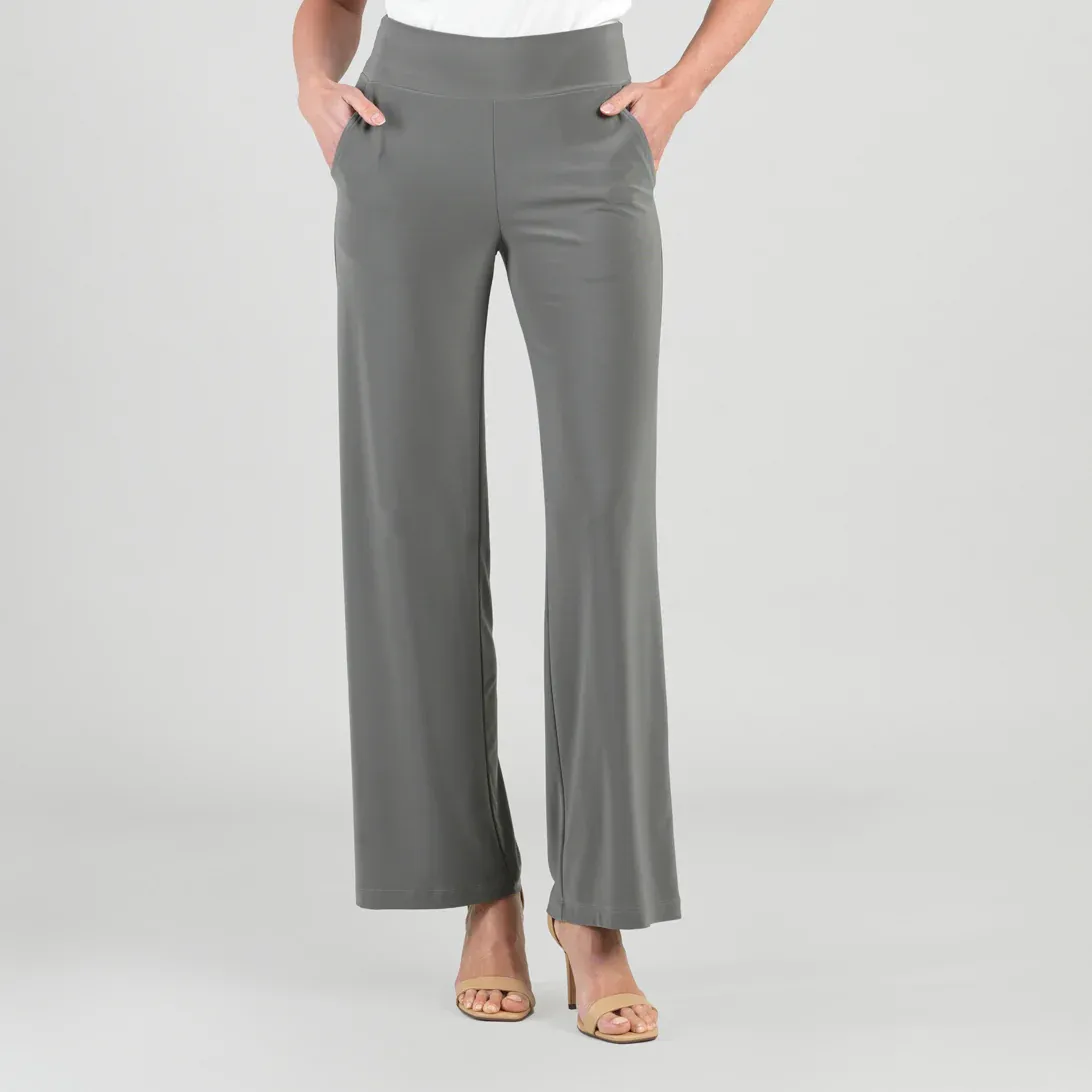 Olive Signature Wide Leg Pocket Pant