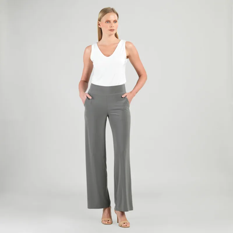 Olive Signature Wide Leg Pocket Pant