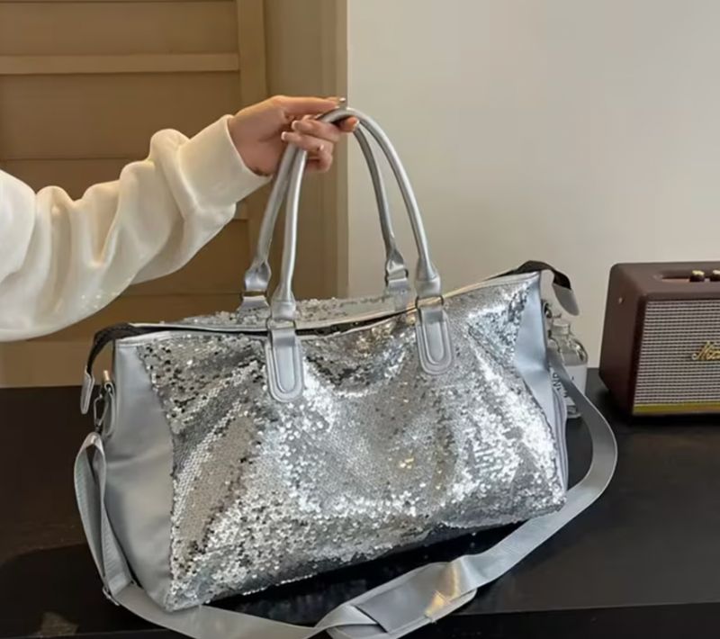 Large Sequin Travel/Gym Duffel Bag Large Sequin Travel/Gym Duffel Bag