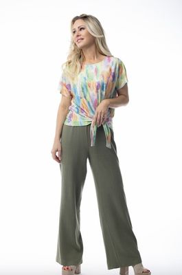 Pure Essence Pastel Pop Side Tie Top
