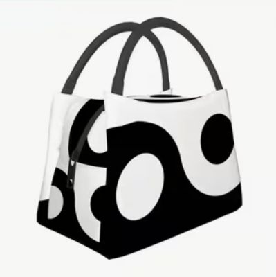 Black/White Print Thermal Small Bag