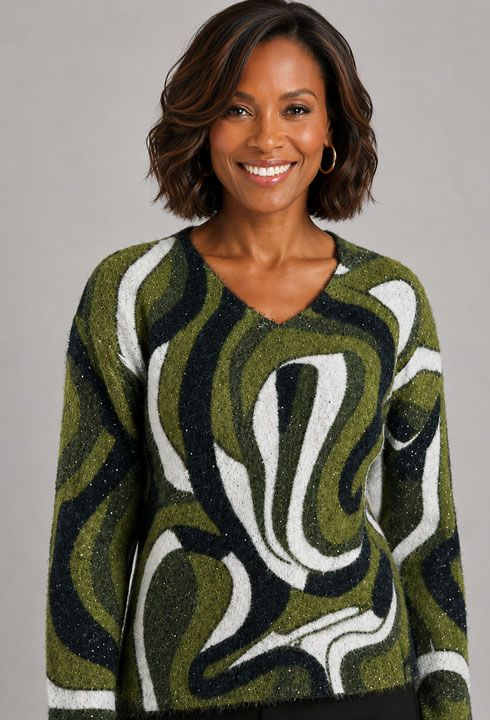 Multi Colored Subtle Sparkle Sweater