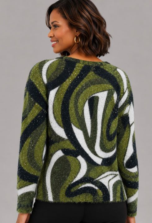 Multi Colored Subtle Sparkle Sweater