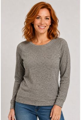 Ethyl Taupe Shimmer Pullover Top