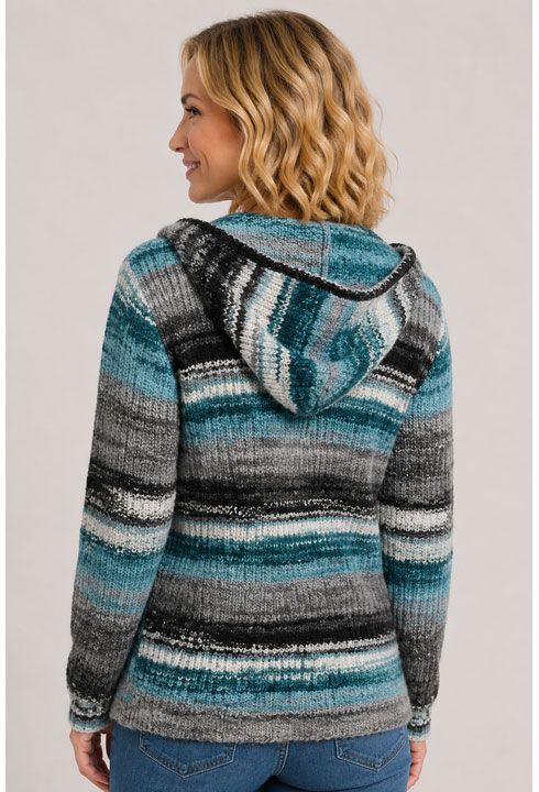 Blue/Grey Casual Day Hooded Seater
