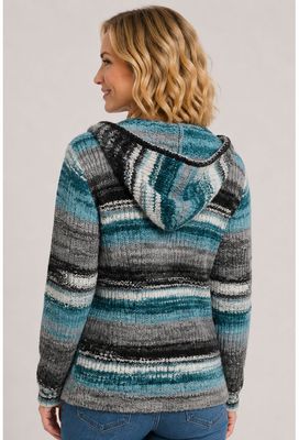 Blue/Grey Casual Day Hooded Seater