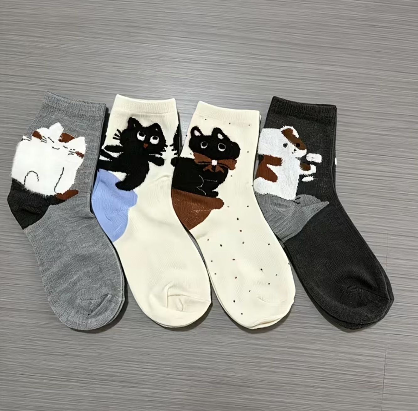 Cozy Fuzzy Cat Ankle Sock Cozy Fuzzy Cat Ankle Sock