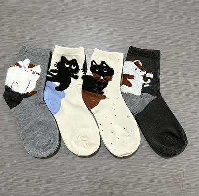 Cozy Fuzzy Cat Ankle Sock Cozy Fuzzy Cat Ankle Sock