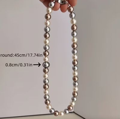 Multi Colored Freshwater Pearl Necklace