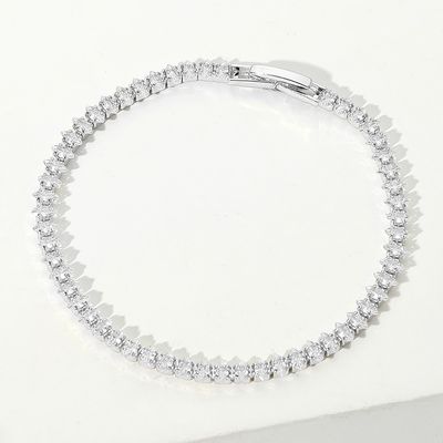 Marquise CZ Stone Tennis Chain Evening Bracelet