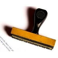 Wooden Handle Stamp