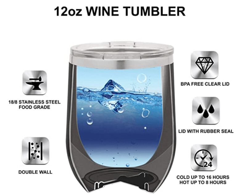 Polar 12 oz Stemless Wine Tumbler