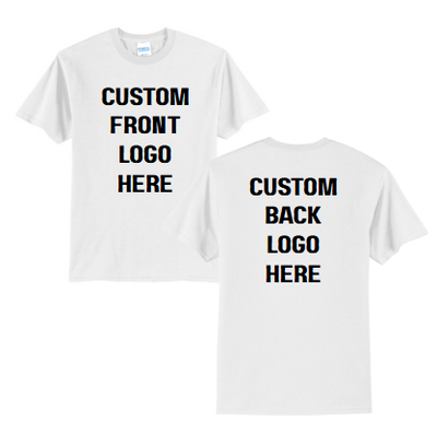 Custom T-Shirt- Front and Back Logo
