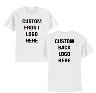 Custom T-Shirt- Front and Back Logo