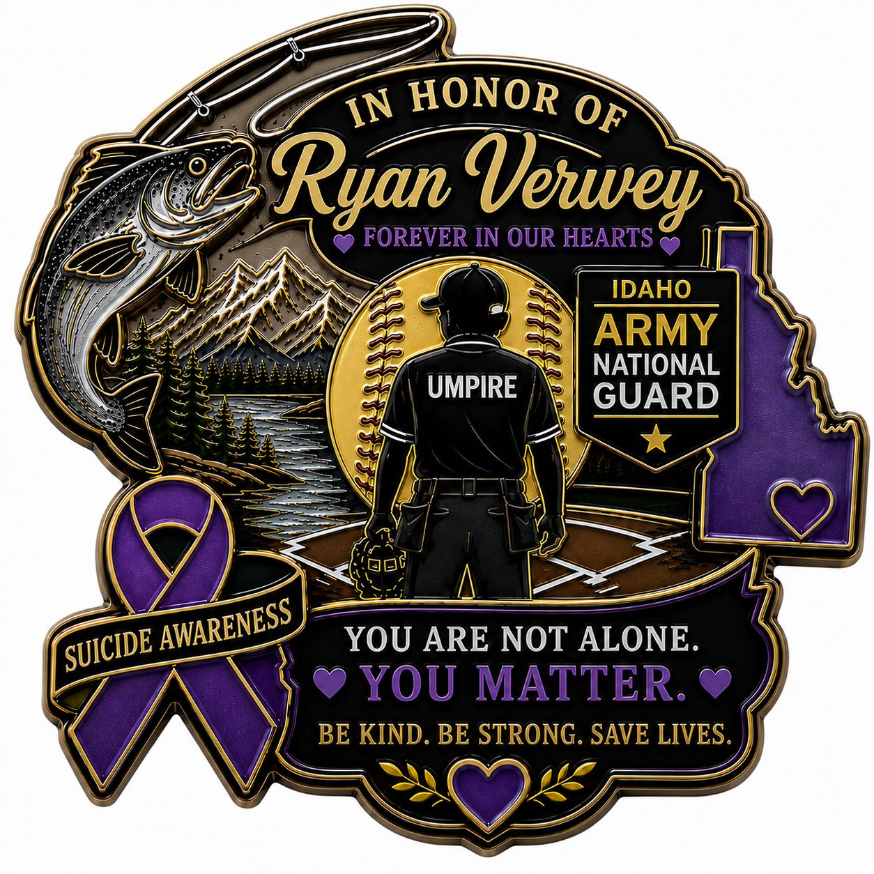 In Honor of Ryan VerWey Donation Trading Pin