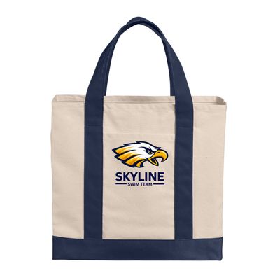 Skyline Swim Team Canvas Tote