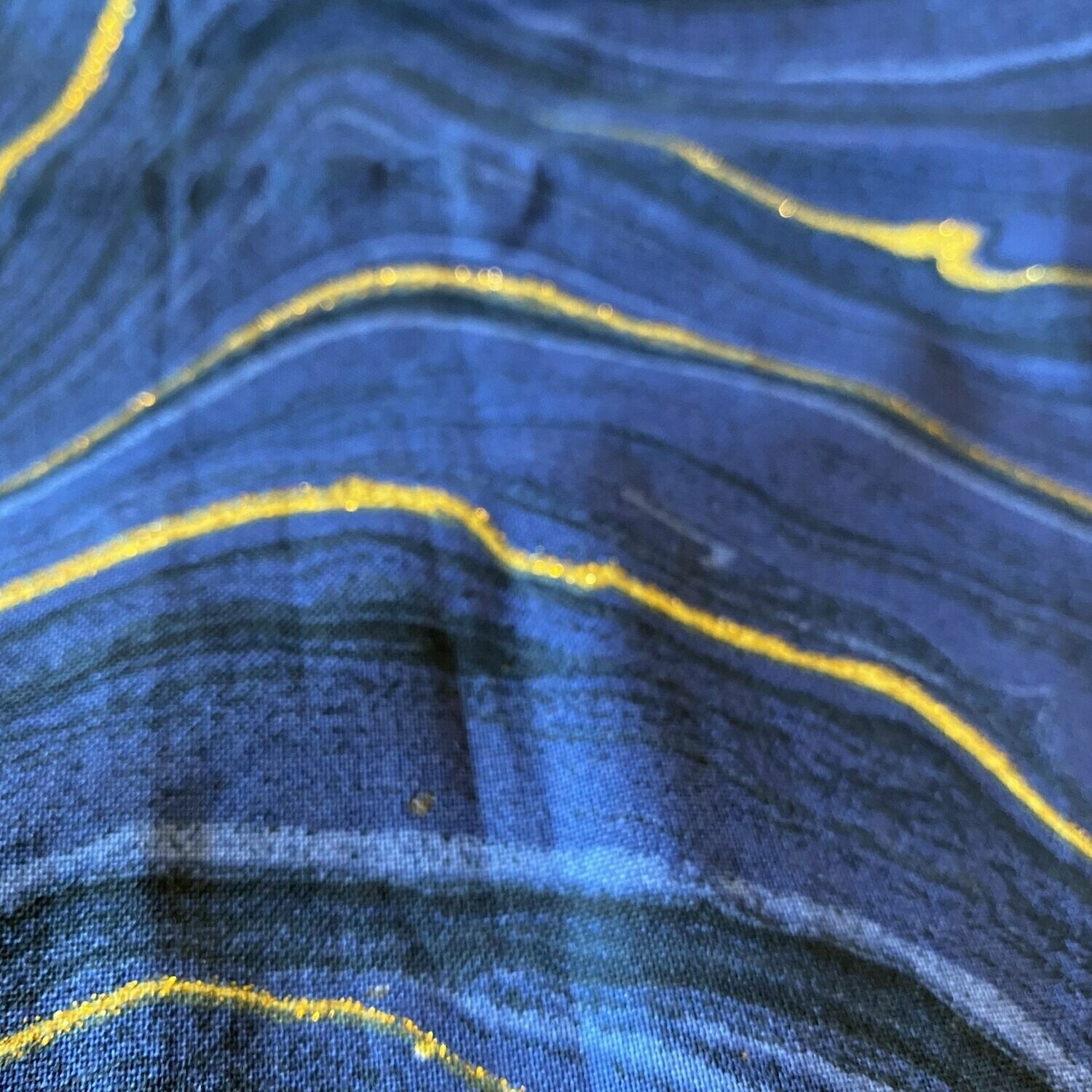 Blue and Gold Marble