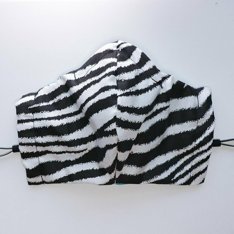 "We are Rare" Zebra Print Mask