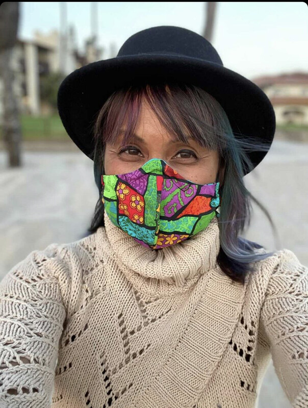 90's Color Block Mask