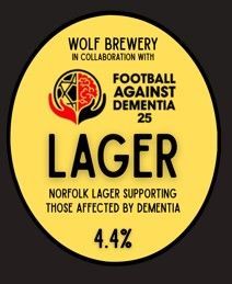 Football Against Dementia Lager