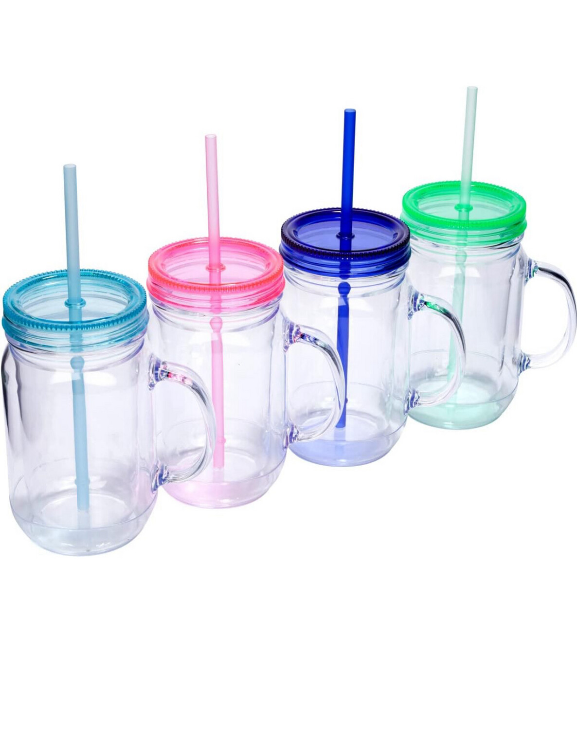 Custom 20oz Mason Tumbler w/ Straw