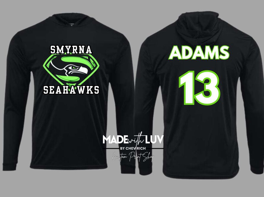 Custom Smyrna Seahawks Sports Apparel
