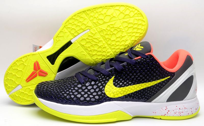 NIKE ZOOM KOBE VI (“CHOAS”) (BLACK/PURPLE/LIME/ORANGE/WHITE)