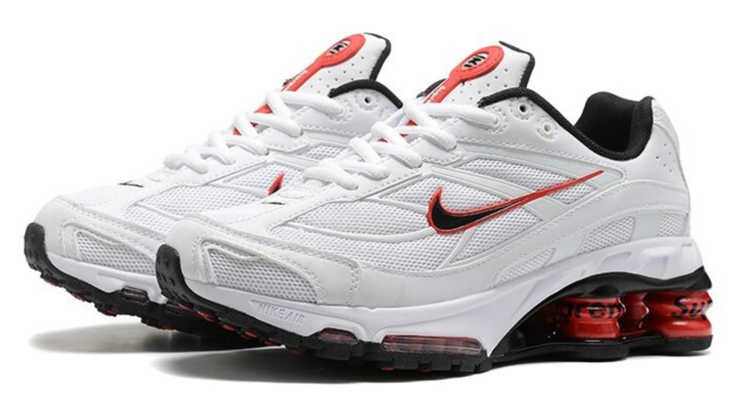 NIKE SUPREME SHOX RIDE 2 (WHITE/RED/BLACK)