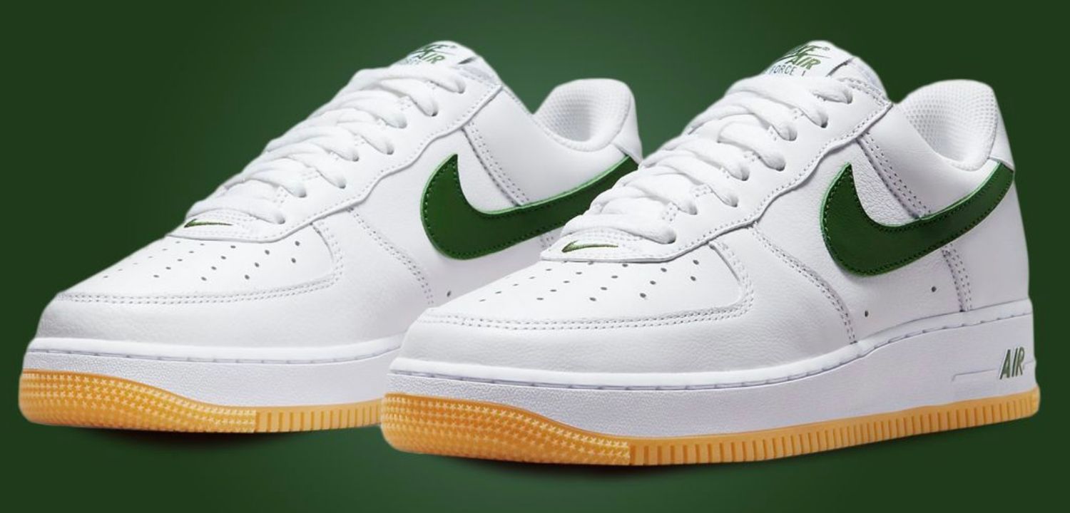 AIR FORCE 1 LOW (WHITE/GREEN/TAWN)