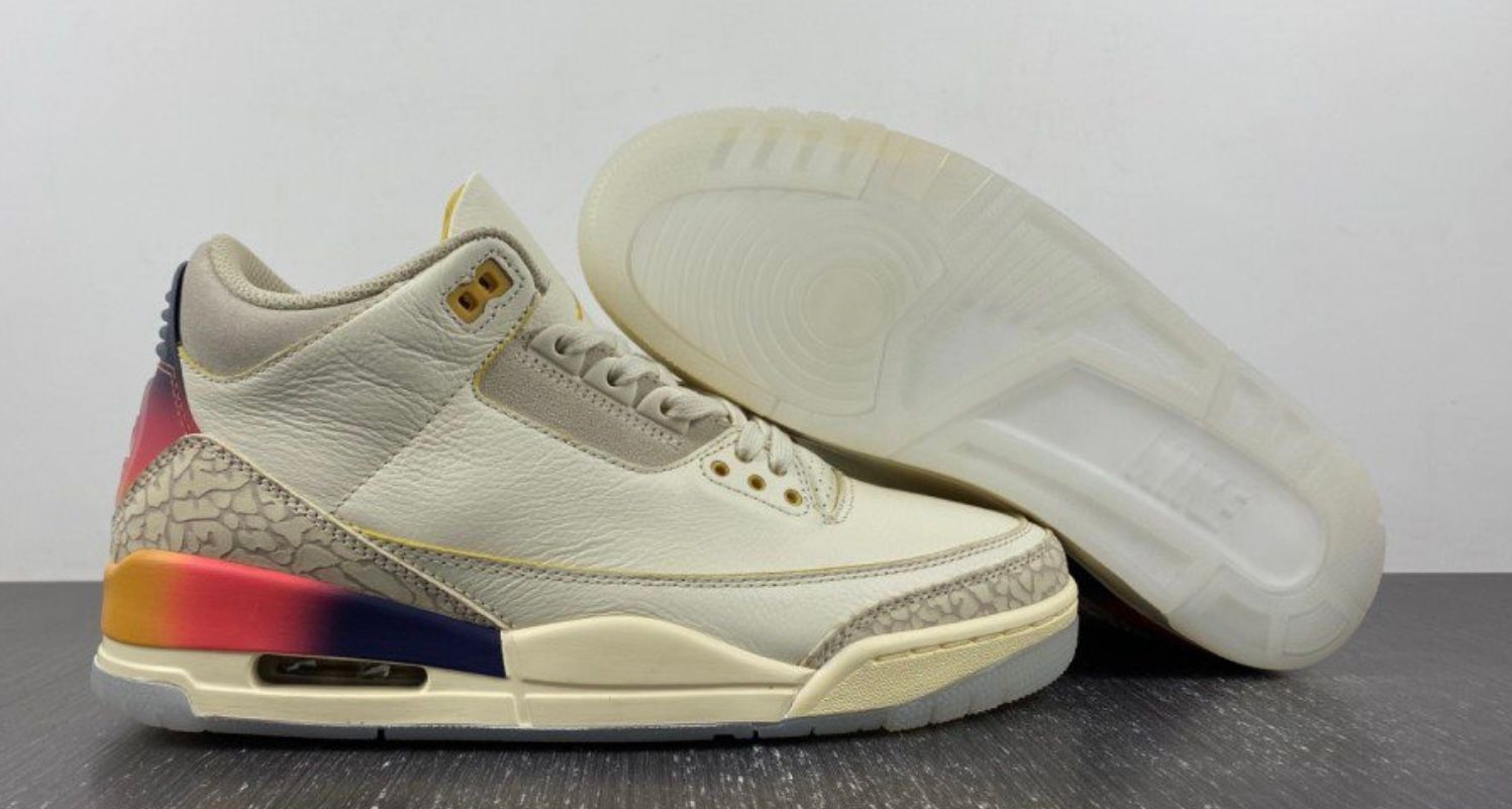 AIR JORDAN 3 RETRO (WOMEN’S SIZES) (CREAM/RED/GOLD/BLUE)