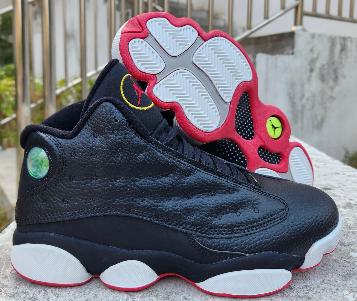 AIR JORDAN 13 RETRO. BLK/RED/WHT