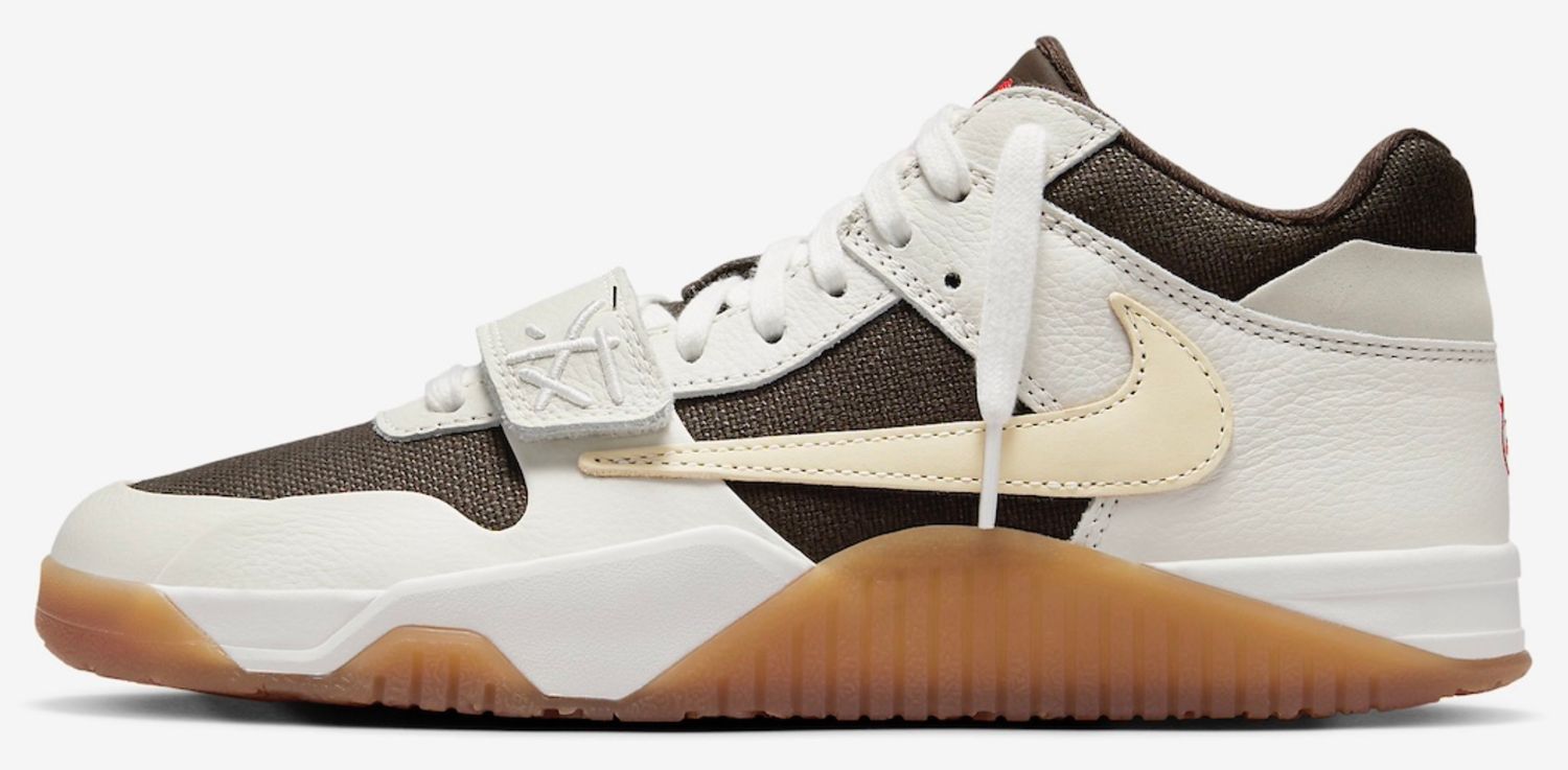 AIR JORDAN JUMPMAN JACK TR TRAVIS SCOTT SAIL. BEIGE/WHT/BROWN.