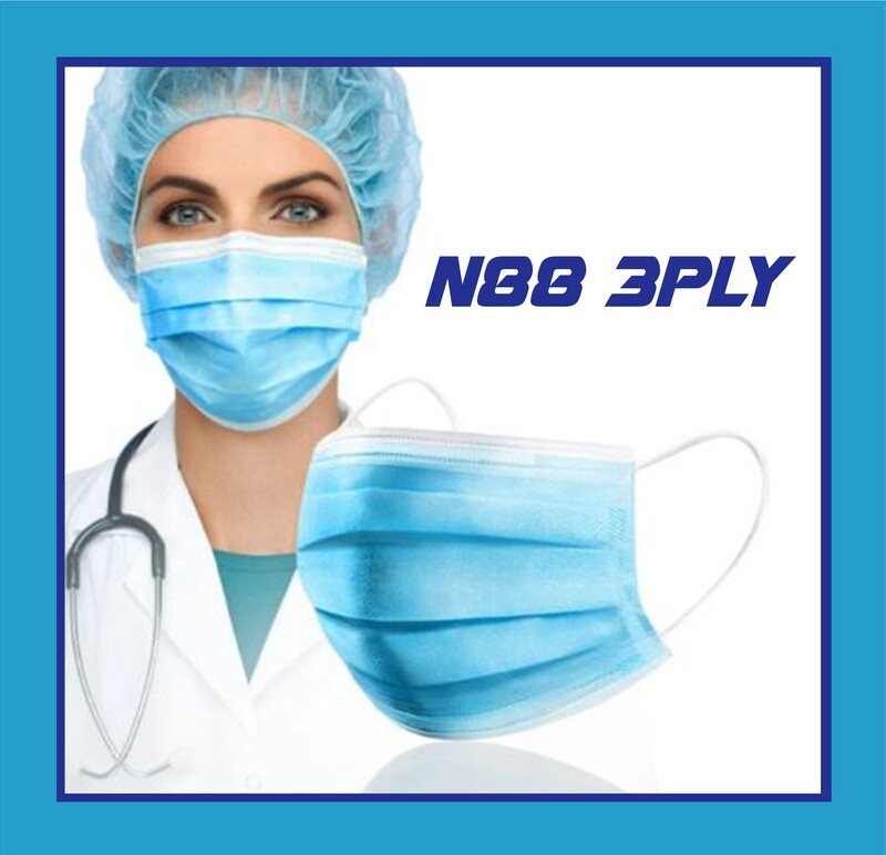 3 Ply N88 - Surgical Masks Box of 50